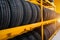 New tire warehouse room in stock There are plenty of them available to replace tires at a service center or auto repair shop. Tire