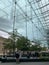 The New Tower Place modern offices in London with its glass atrium made by Foster and Partners Architects