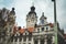 New town hall of Leipzig. Leipzig rathaus. Landmark. Travel and tourism in Leipzig concept. Germany