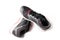 New unbranded running shoe color black and red