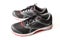 New unbranded running shoe color black and red