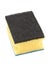 New unused clean yellow cleaning sponge