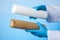 New and used water filter cartridges