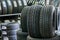 New winter tire sets without studs at tire shop