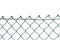 New wire security fence isolated