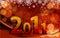 New year 2011 background design