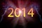 New Year 2014 fireworks