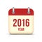 New Year 2016 Calendar Icon