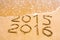 New Year 2016 is coming concept