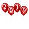 New year 2019 balloon