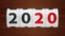 New year 2020 counter
