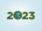 New Year 2023 green recycling and save our planet