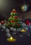 new year 2023 holiday toys christmas tree decorative candle shine creative