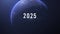 New year 2025, happy new year 2025, earth globe from space