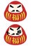 New Year card material: vector illustration of Daruma