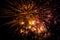new year firework explosive composition background