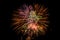 new year firework explosive composition background