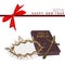 New Year Gift Card with Bible and Crown of Thorn