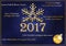 New Year Greeting card 2017 in many languages
