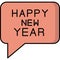 New Year Message which can easily modify or edit