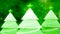 New Year\'s animation with inscription and Christmas trees. Motion. Happy New Year with beautiful animated Christmas