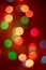 New Year`s bokeh. New Year. Bokeh from the lights of a garland. The lights are on. Festive mood. Abstraction and background.