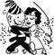 New Year\'s Dance Couple