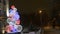 New Year`s Eve - LED Christmas tree