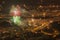 New year\\\'s eve over Salzburg seen from Gaisberg  Austria  2019.