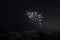 New Year& x27;s fireworks in the village, on New Year& x27;s Eve