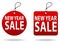 New Year Sale Tags