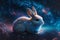 New Year Water Rabbit created with Generative AI