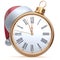 New Years Eve time midnight hour Christmas ball alarm clock