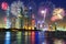 New Years fireworks display in Dubai