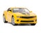 New yellow model sport car