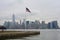 New York American flag on Staten Island