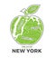 New York big apple t-shirt graphic design with city map. Tee shirt print, typography, label, badge, emblem.