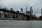 New York with Brooklyn bridge