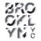 New York Brooklyn Sport wear typography emblem