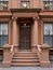 New York brownstone style apartment building