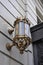 New York City, 1st July: The Plaza Hotel lamp from fifth avenue in Midtown Manhattan from New York City in United States