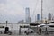 New York City, 2nd July: New Jersey Panorama from Brookfield Place Waterfront from New York City in United States