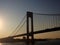 New York City bridge sunrise architecture
