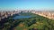 New York City Central Park, Drone Aerial View