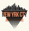 New York City graphic, t-shirt design, tee print, typography