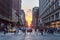 New York City - The intersection of 23rd Street and Broadway with People