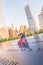 NEW YORK CITY - JUNE 12, 2013: NYC\'s 9/11 Memorial at World Trad