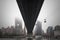 New York City Manhattan skyline under the Ed Koch Queensboro Bridge