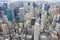 New York City skyline, aerial view, manhattan, USA