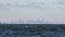 New York City skyline from a down Long Island Sound